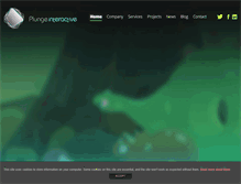Tablet Screenshot of plungeinteractive.com